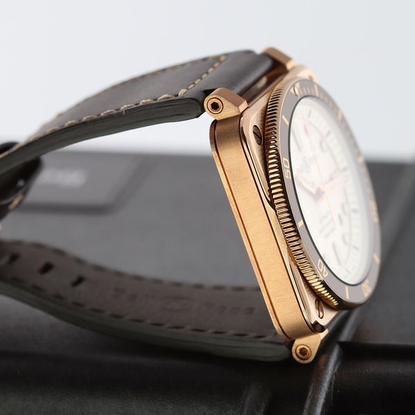 Bell and Ross BR 03 BR0392-D-WH-BR/SCA